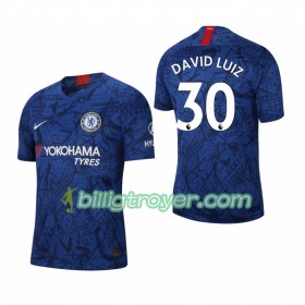 Billige Fotballdrakter Chelsea David Luiz 30 Hjemmedraktsett 2019/20 Kortermet